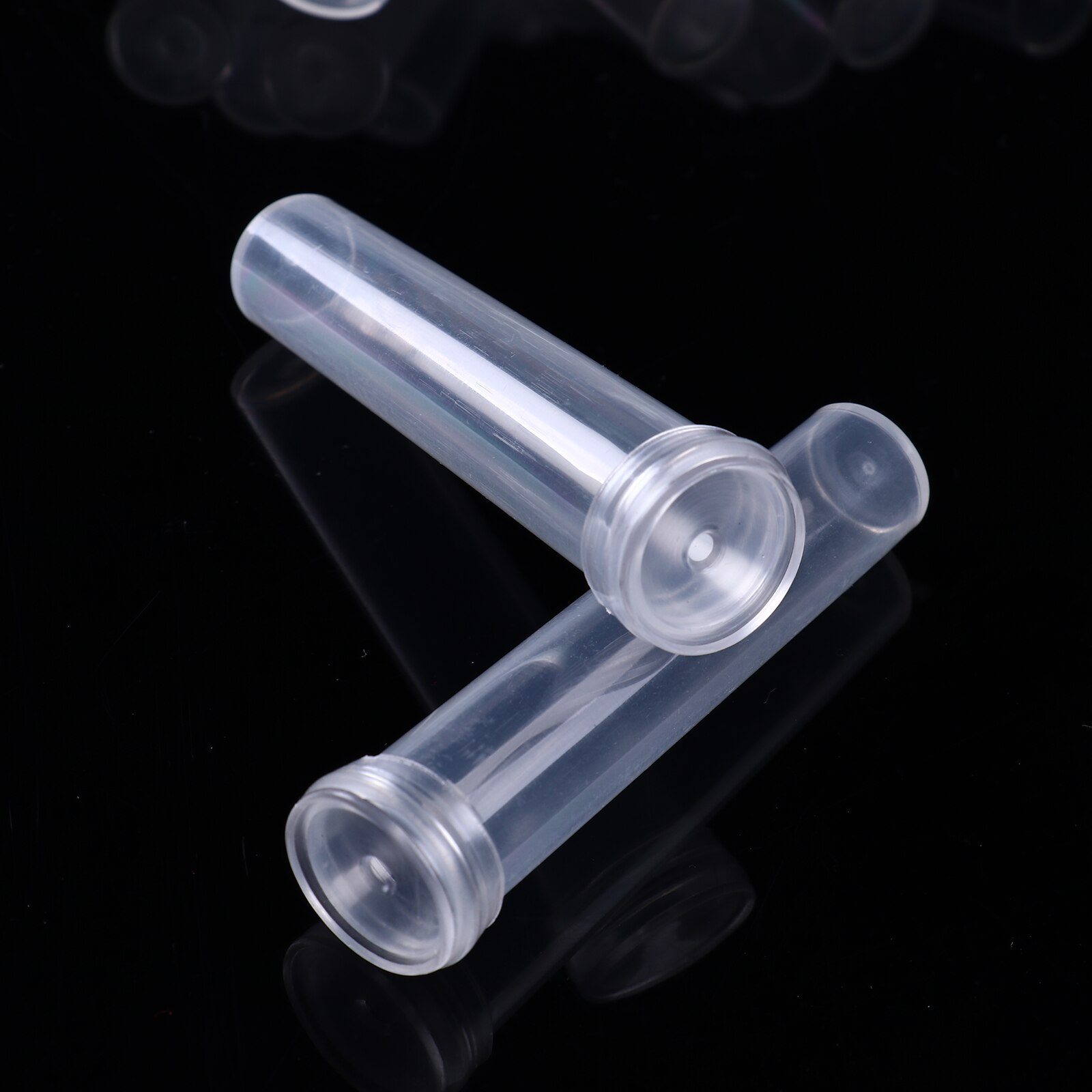Tubo per vaso di fiori bottiglie di plastica trasparenti tubi di acqua floreali fiale per arrangiamenti di nutrizione floreale con tappi decorazioni per giardino domestico