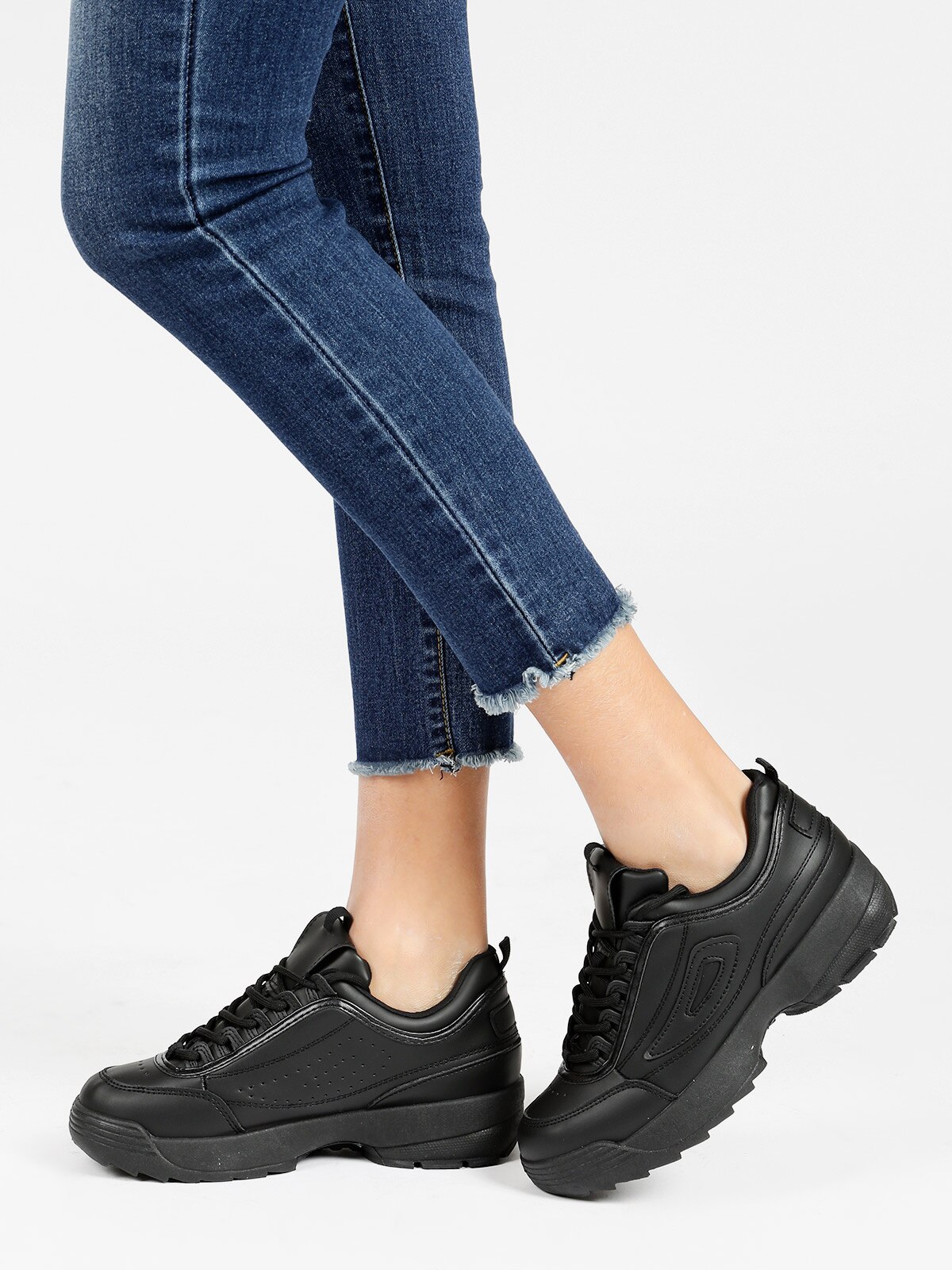 Zapatillas con suela alta
