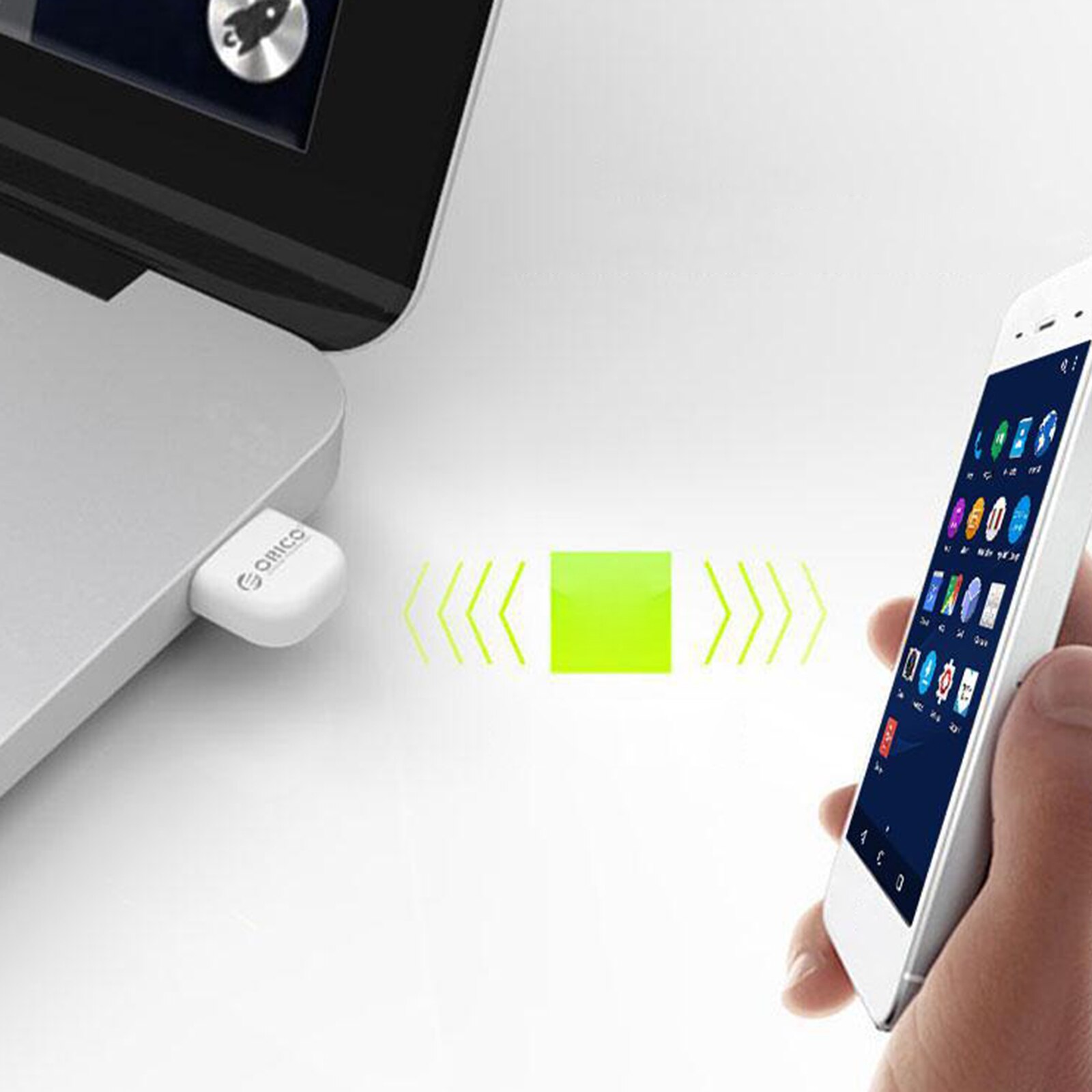 Mini USB Bluetooth 4.0 Adapter Wireless Dongle for Windows Xp/vista/7/8/10: white