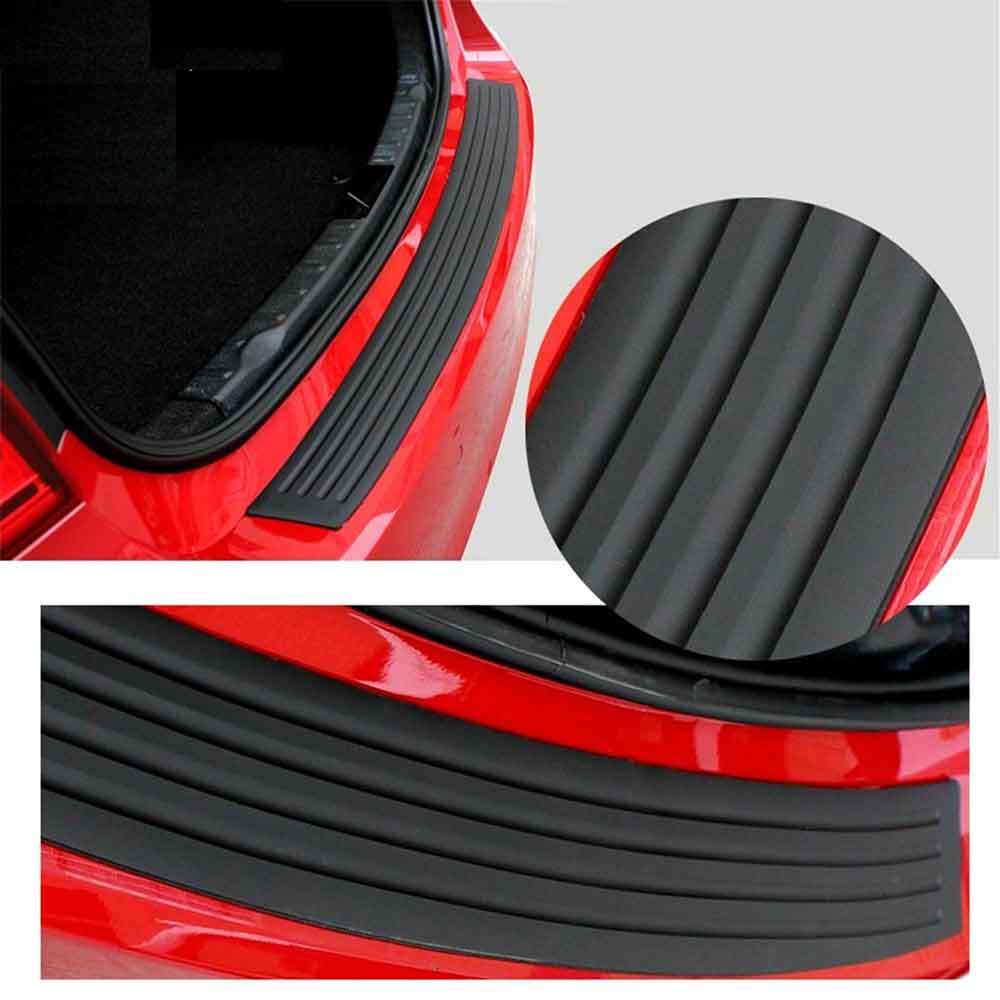 Car Rubber Cover Trunk Rear Bumper Anti-scratch Bar Universal Car Black Rear Bumper Sill Auto Rear Bumper Protector