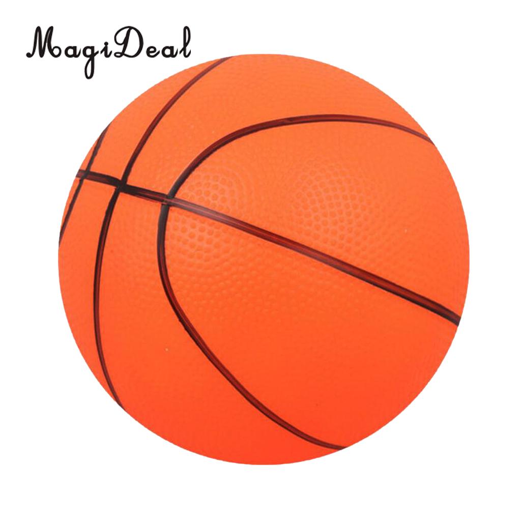 Mini Bouncy Basketbal Indoor/Outdoor Sport Bal Kids Kinderen Leuk Speelgoed Cadeau Voor Zomer Strand Park Tuin school Aanbod: Orange