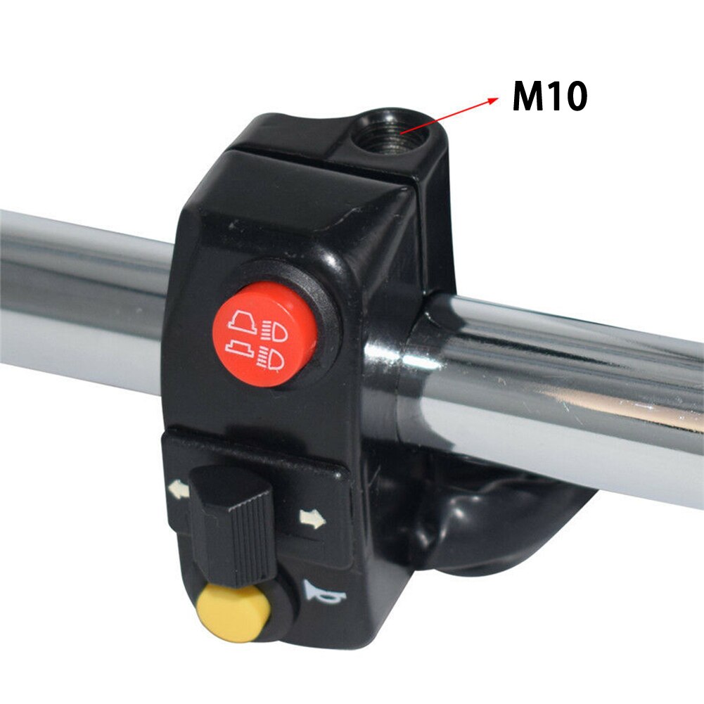 Interruttori moto 22mm pulsante clacson moto indicatore di direzione fendinebbia elettrico avviamento luce interruttore controllore manubrio