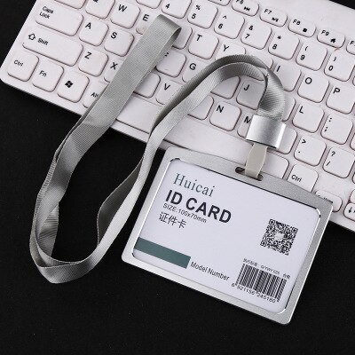 1PC Portable aluminium porte carte bancaire blocage étui rigide portefeuille solide carte de crédit anti-rfid numérisation protéger porte-carte étui: 105x76mm Silvery