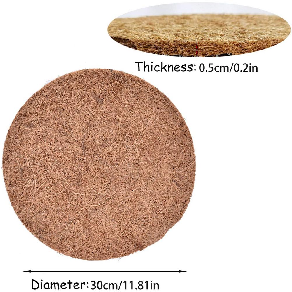 30cm/20cm Bird Nesting Pads Bird Mat Coconut Fiber Bedding Pigeon Pigeon Breeding Eggs Mat Bird Basin Bird Egg Mats