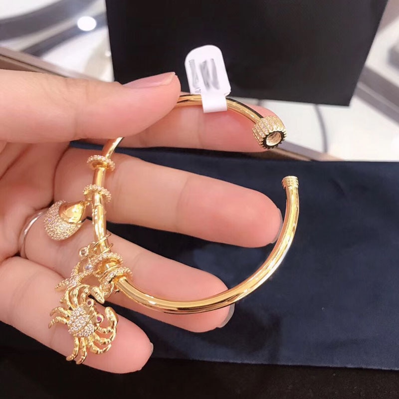 Godki luxe gouden armband met zeedieren en een ster in de vorm van een krabbenschelp, bohemian manchetarmbanden voor dames, sieraden voor vrouwen