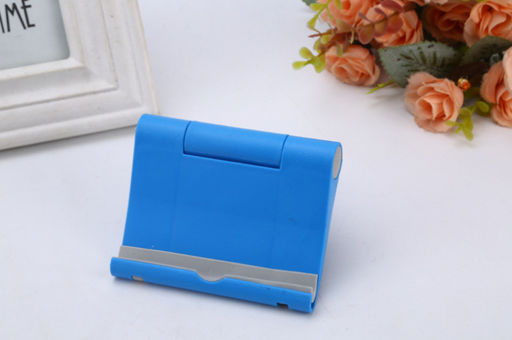 Soporte Universal multifuncional rotatorio para Tablet, PC y Smartphone, soporte Universal plegable para teléfono móvil: Blue