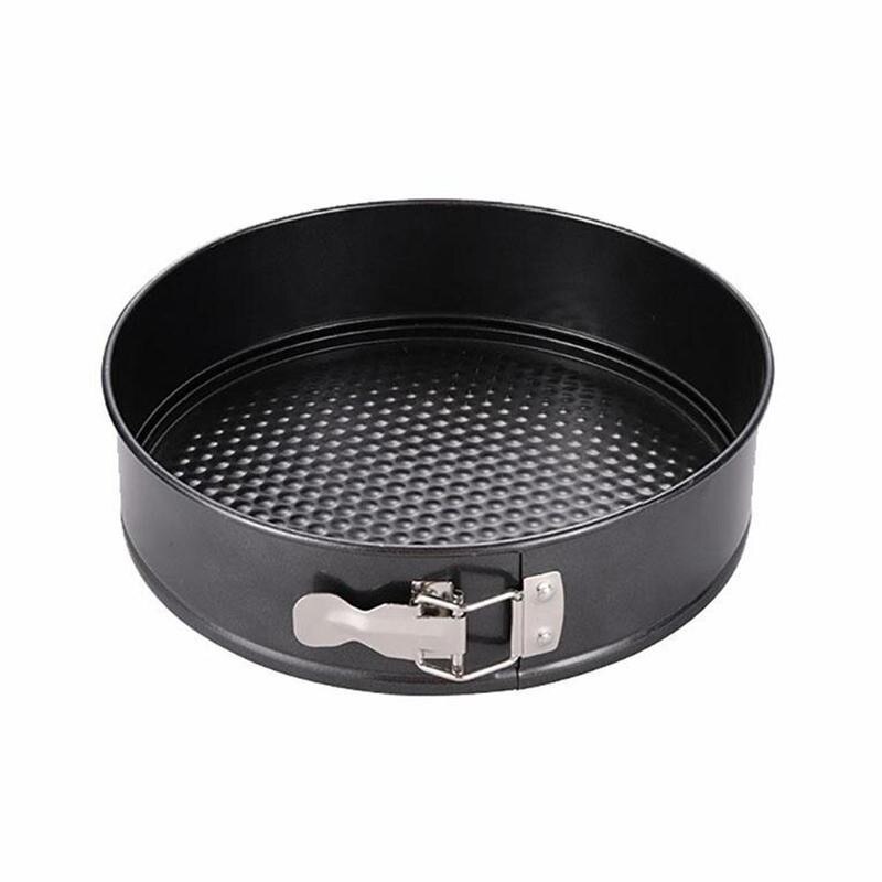 7 Inch Round Baking Dish Non Stick Removable Base Tray Carbon Steel Bake Tin Pan Bakeware Kitchen Cake Mold Round Baking Dish