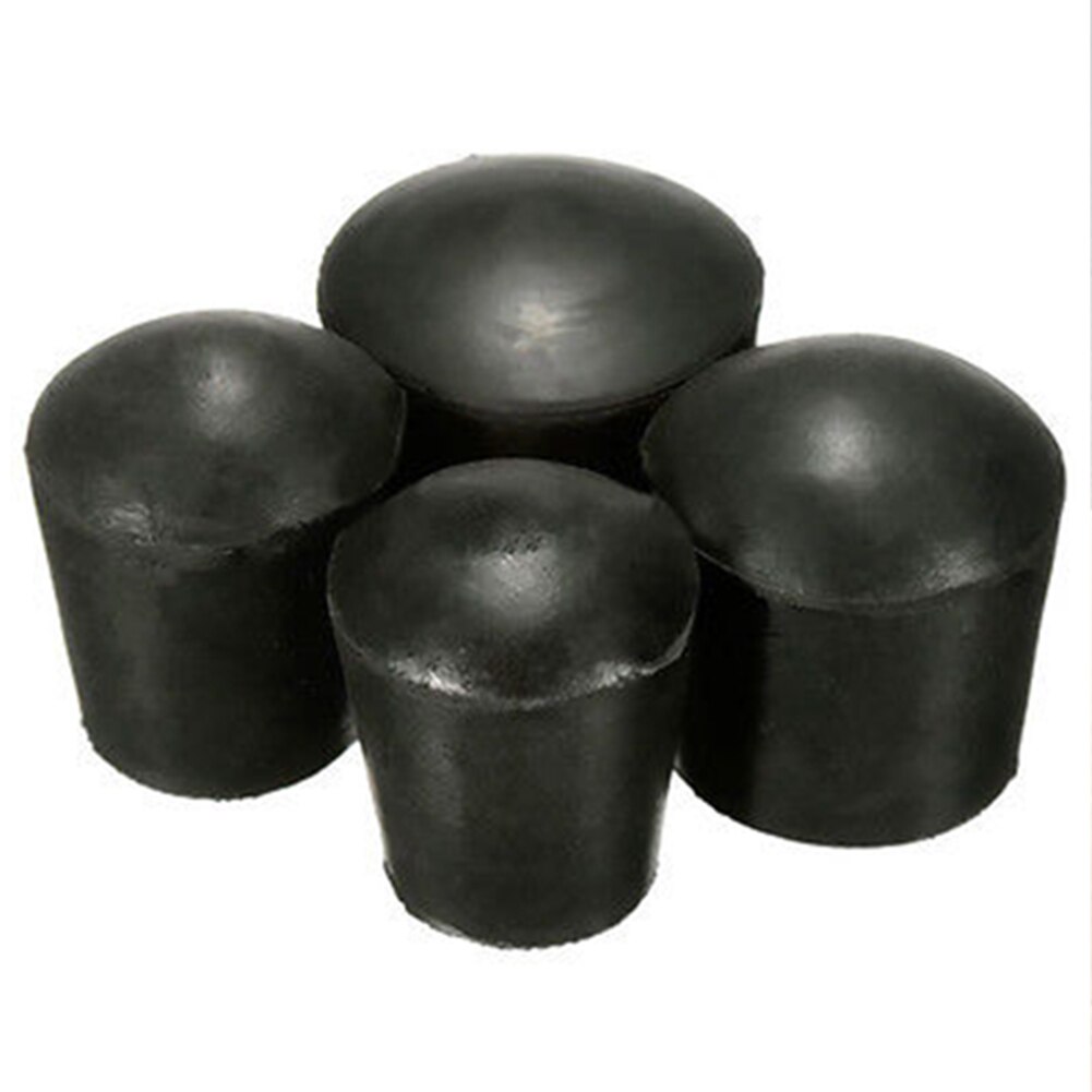 4 stücke/8 Stücke 16mm, 19mm, 22mm, 25mm, 32mm, 40mm, 50mm Gummi Stuhl Ferrule Anti Scratch Möbel Füße Bein Boden Protector Caps