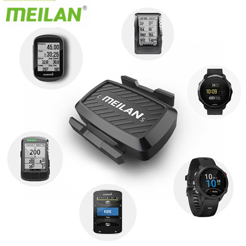 MEILAN Computer speedometer ANT+ Speed and Cadence C3 C1 Wireless Bluetooth BT4.0 sensore for bicycle computer, Cycling watch