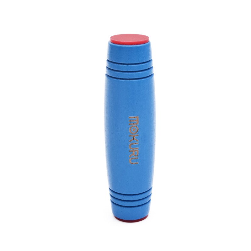 Fidget Toys mokuru madera Fidget Stick divertido Flip Toys escritorio juegos de mesa Anti estrés rolover Stick G0009: Azul