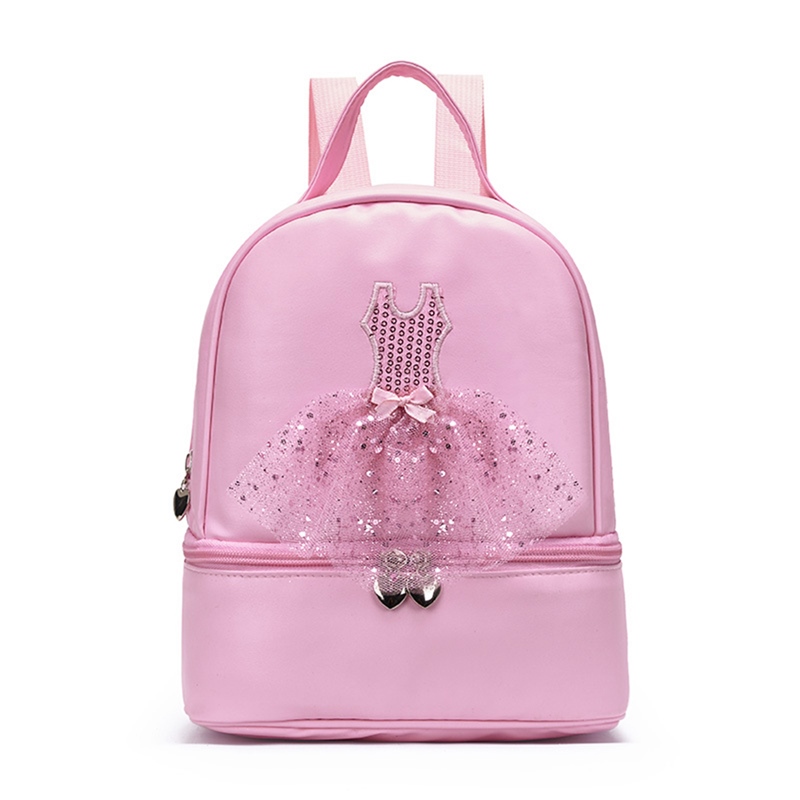 Meisjes Leuke Ballet Dans Meisje Rugzak Prinses Schooltas Kids School Boekentas Rugzakken Leuke Geborduurde Tas Voor Dans: Roze