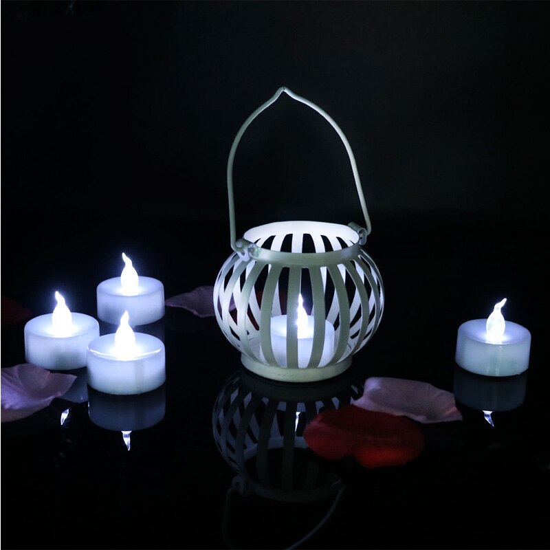 6pcs LED Glow in the Dark Candles Householed Velas Led Battery-Powered Flameless Candles Home Decoartion Toys For Children