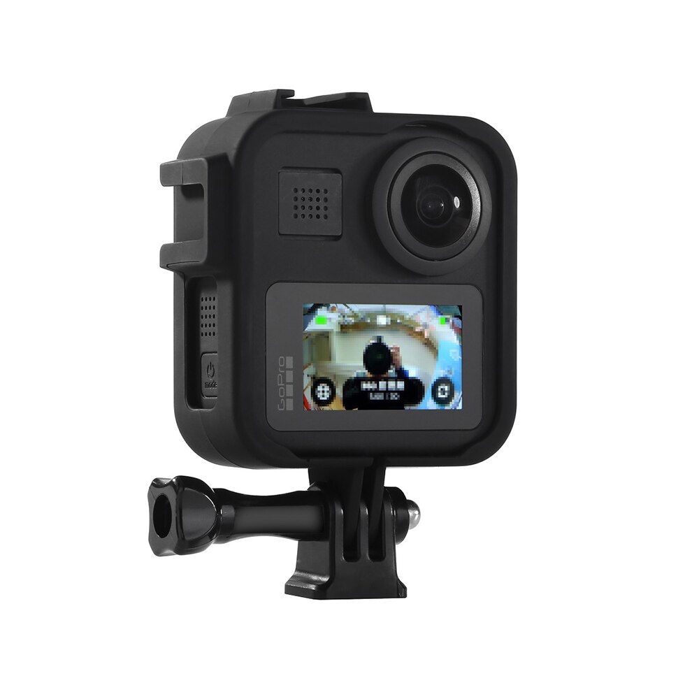 Beskyttelsesramme til gopro max handling sportskamera anti-falle skallbeskytter montere burhus grense tilbehør plast holder
