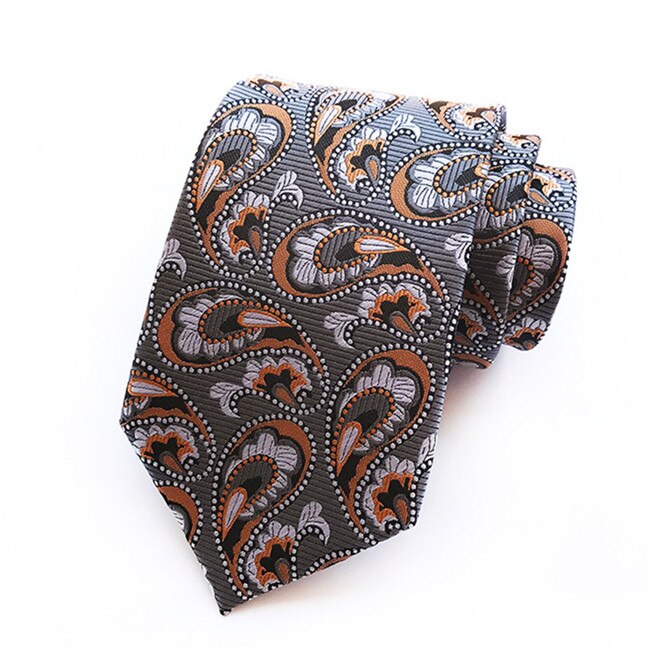 Ties for Men Wedding Business Formal Wear Neckties Polyester Jacquard Ties 8 CM Neckwear Men