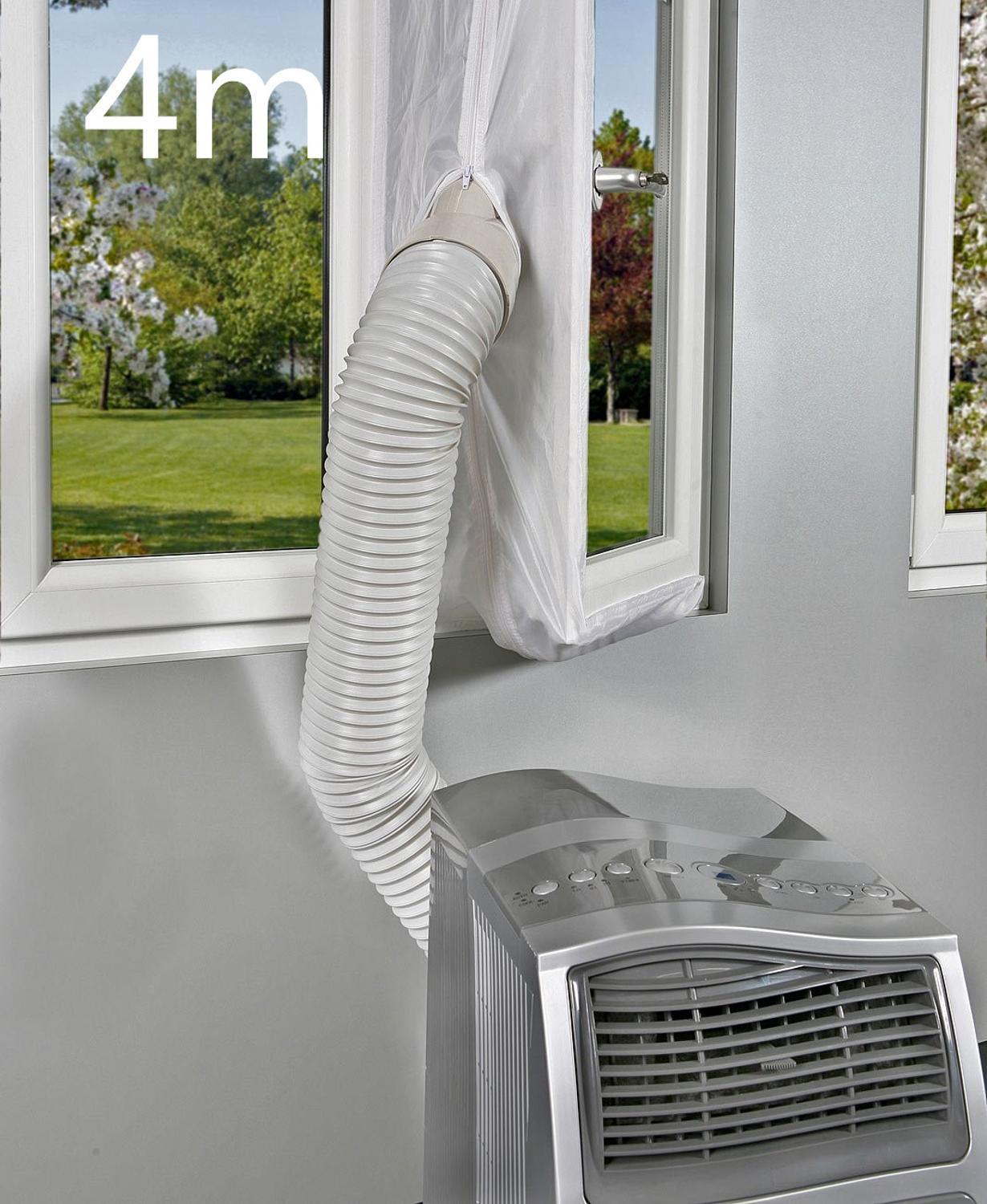 Universal Air Lock Window Seal Cloth Plate 4M Airs Stop Conditioner Outlet Window Sealing Kit for Mobile Air Conditioner seal: Default Title