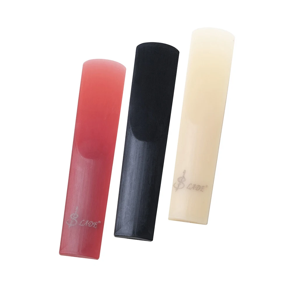 Piezas de cañas de saxofón de plástico y resina, 3 uds., para clarinete, Soprano, Alto, Tenor, instrumentos profesionales, accesorios para saxofón