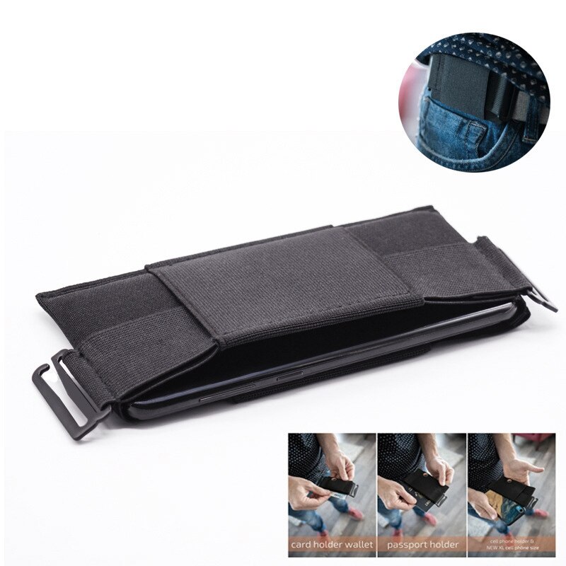 Minimalistische Onzichtbare Portemonnee Heuptas Mini Pouch Voor Key Card Telefoon Sport Outdoor EIG88