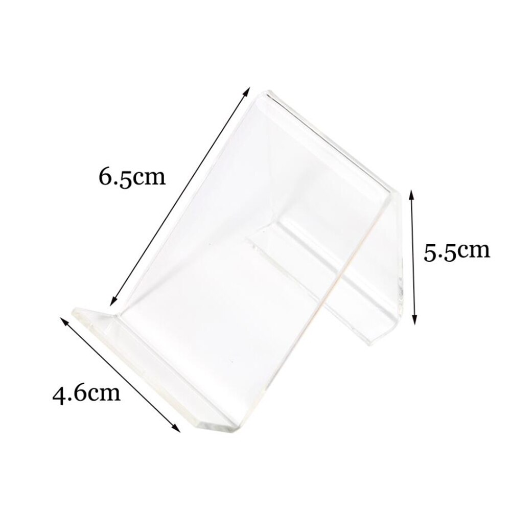 10pcs Clear Acrylic Mobile Cell Phone Display Stand Phone Digital Product Holder Jewelry/watch Display Holder Rack