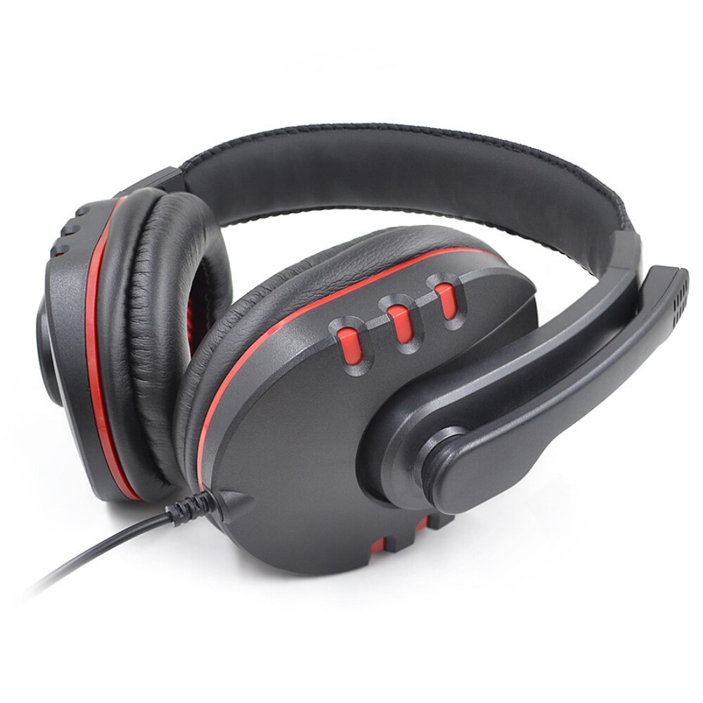 Gaming headset för xbox one  ps4 nintendo switch pc mac 3.5mm gamer hörlurar med mikrofon stereo brusisolering hörlurar