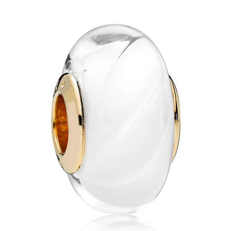 Abbondante Cuori Incantato Giardino Iridescent Arcobaleno Baci In Vetro di Murano Misura Branelli Pandora Braccialetto Dell'argento Sterlina 925 di Fascino: 12