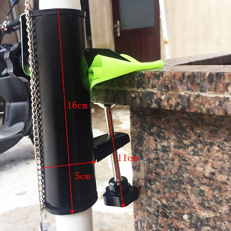 Parasol Houder Metalen Paraplu Houder Voor Vierkante Balkon Reling Pole Maat 19-38 Mm THJ99