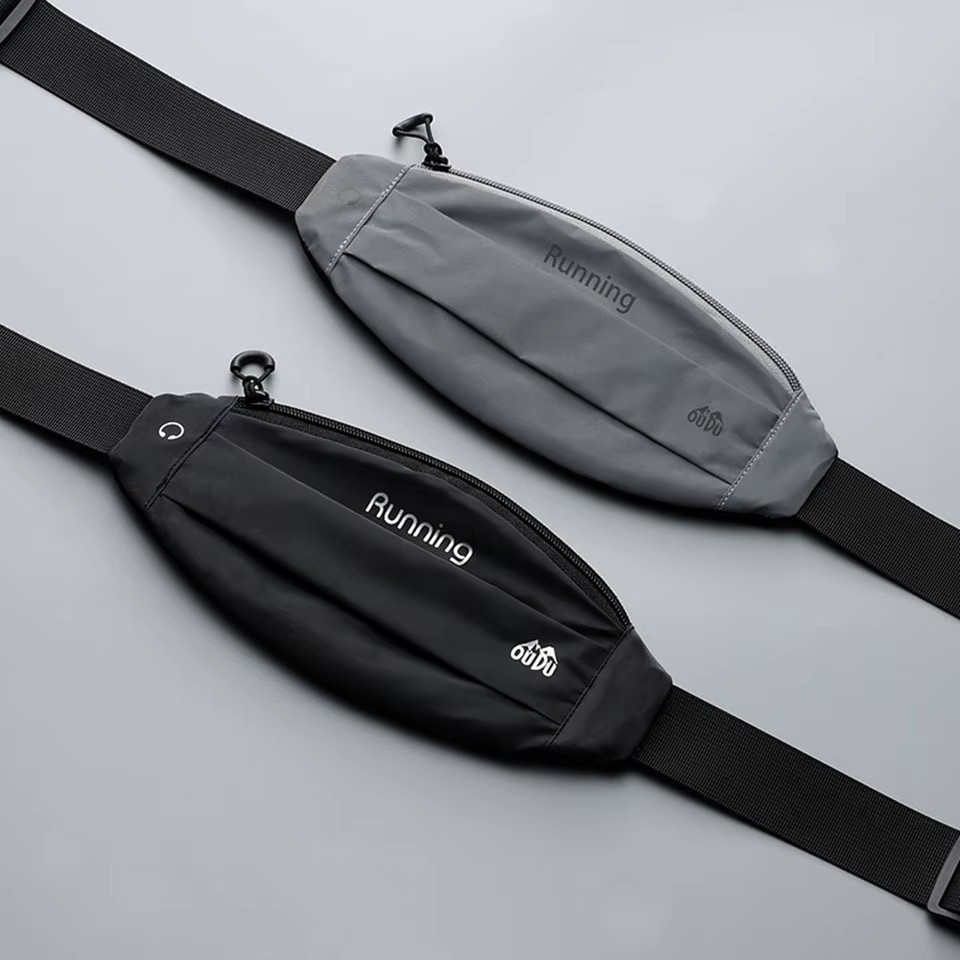 Kokossi reflekterende lommer sportsveske løpeveske mobiltelefonveske holder utendørs midjeveske belter vanntett veske unisex