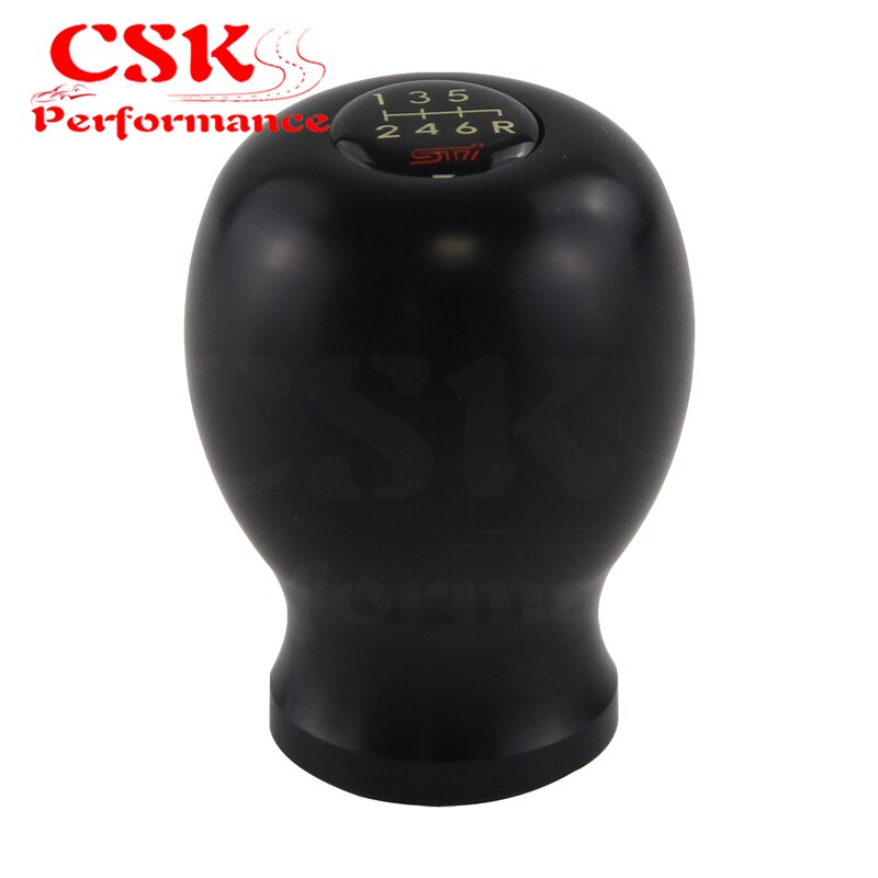 1pcs Shift Knob Legacy GDA GDB GC8 FOR JDM FOR Su baru WRX Impreza STI 6MT gear knob BLACK / WHITE