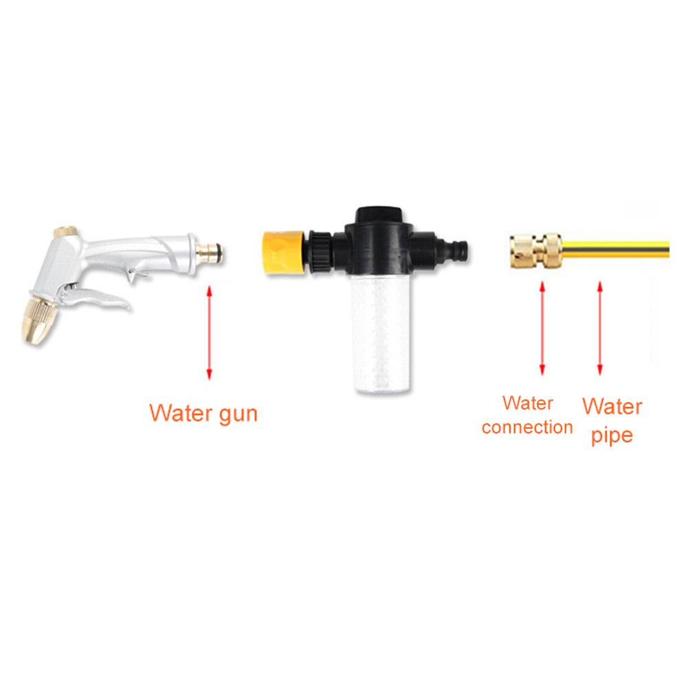 Auto Wasmachine Schuim Pot Verstelbare Wassen Foamer Quick-connect Geïntegreerde 3 Niveaus Knop Foam Lance Voor Spuit Gieter