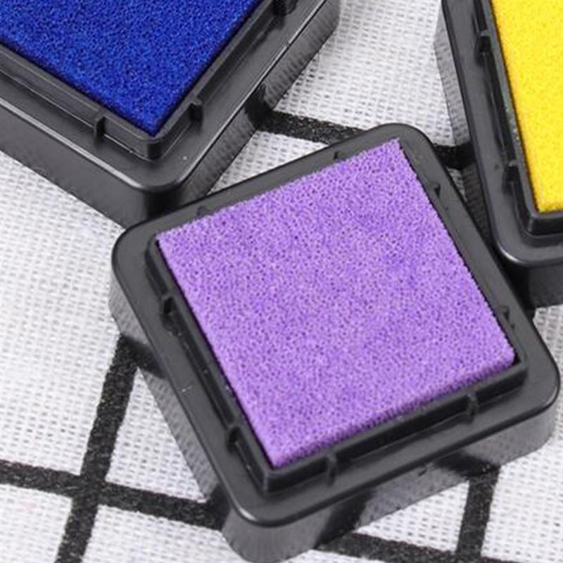 5pcs Finger Ink Pad Colorful Stamp Inkpad DIY Graffiti Ink Pad Rubber Stamp Pad DIY Craft Stamp Pad for Kids Teacher Painting