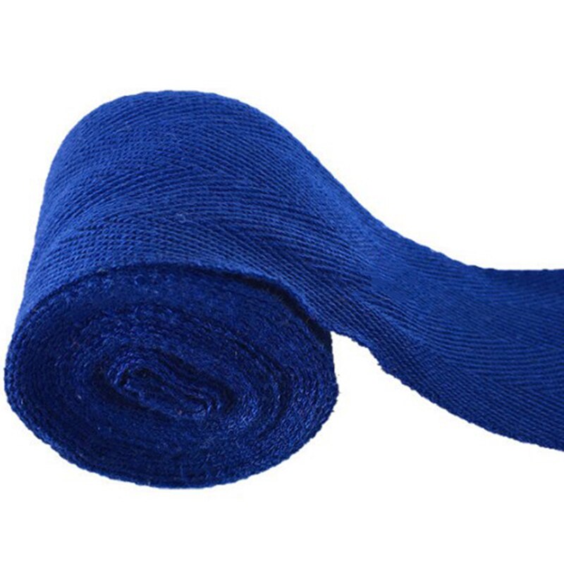Boxning bandage hand wraps 2500 x 50 x 1mm muay thai kickboxning kick boxning män kvinnor boxare taekwondo sportbandage: Blå