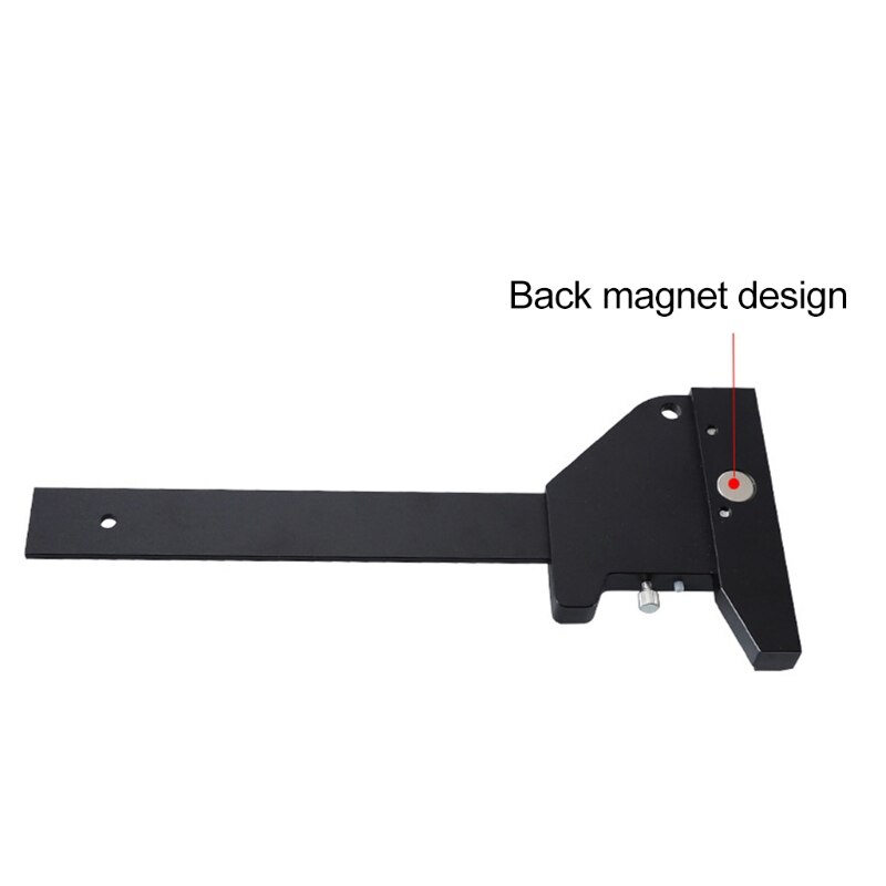 Aluminum Alloy Scale Metric Measure Scribing Ruler Woodworking Marking Tool R9UA