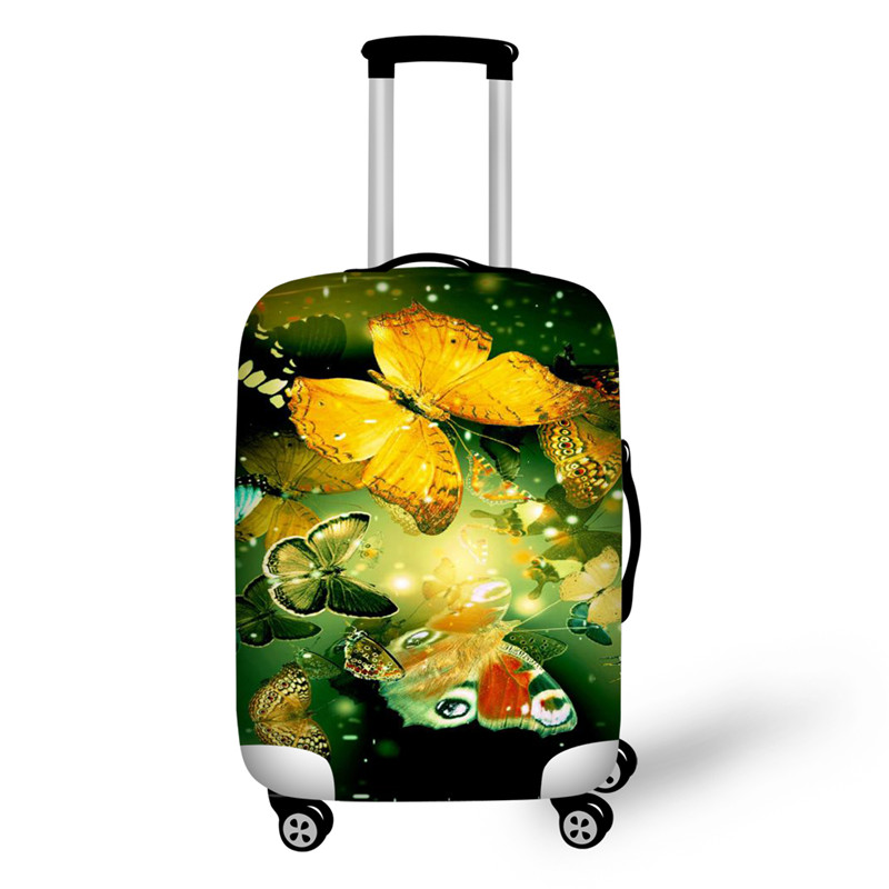 Leuke Corgi Hond Print Bagage Cover 18-32 Inch Case Koffer Covers Trolley Bagage Stof Beschermhoes Dekking Reizen accessoires: S / Blauw