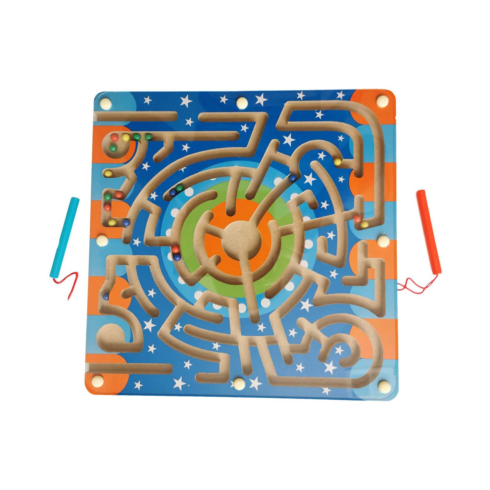 Kids Cube Houten Circular Magnetische Doolhof Balans Magneet Kubus Puzzel Doolhof Speelgoed Puzzel Onderwijs Speelgoed Spel Voor Kinderen Volwassen