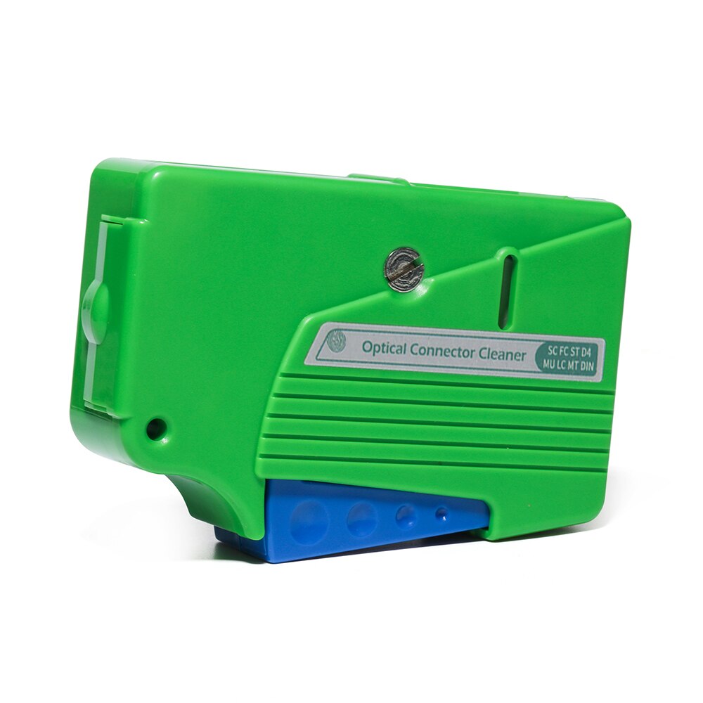 Fiber End Face Cleaning Box Fiber Wiping Tool Pigtail Cleaner Cassette Ftth Optic Fiber Cleaner Tools for FC/SC/ST