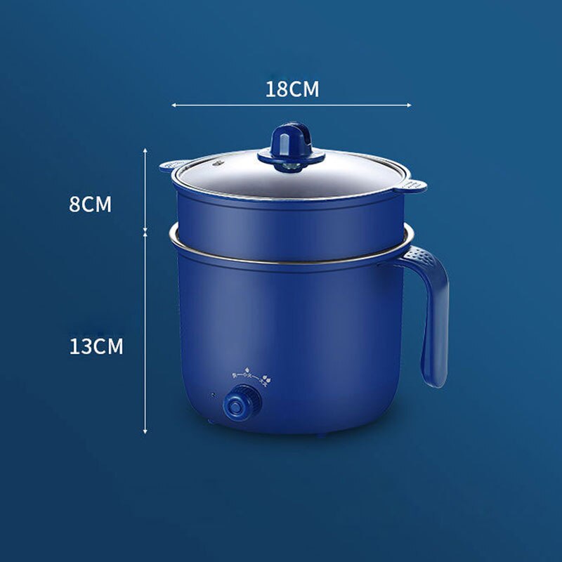 220V Mini Multifunction Electric Cooking Machine Household Single/Double Layer Pot Multi Electric Rice Cooker Non-stick Pan