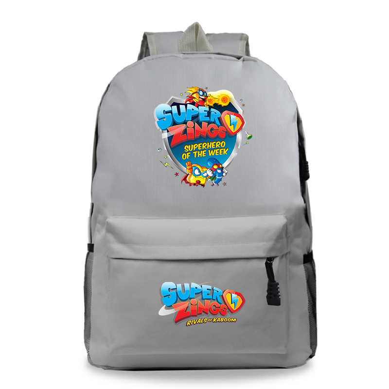 Sac A Dos Bookbag Super Zings Cartoon Rucksack Frauen Schule Taschen für Teenager Mädchen Zurück Pack Lässig Reise Rucksack kinder