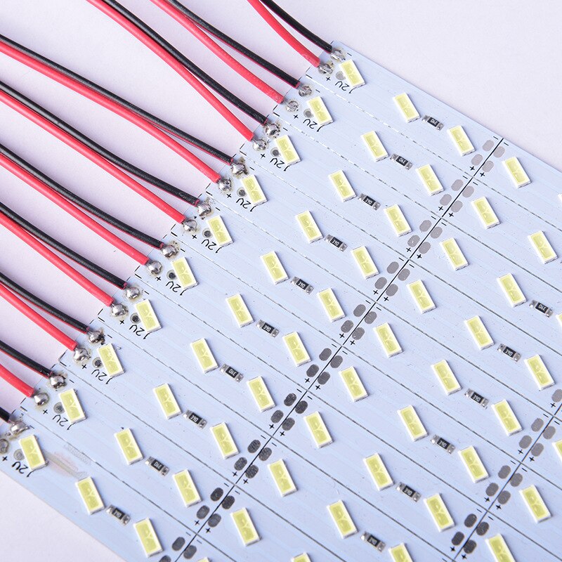 10 stücke * 50cm DC12v 7030 LED fest Starre LED-streifen Bar Licht Schrank Schaufenster Einkaufen Streifen 72SMD/m warm weiß 3000k Weiß 6000k