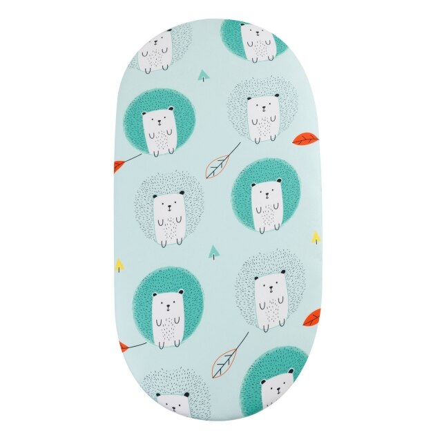 Bassinet lagen super stretch monteret vugge pasform lagner til bassinet pads/madras, til drenge piger, unisex, ultra blød 82*41cm