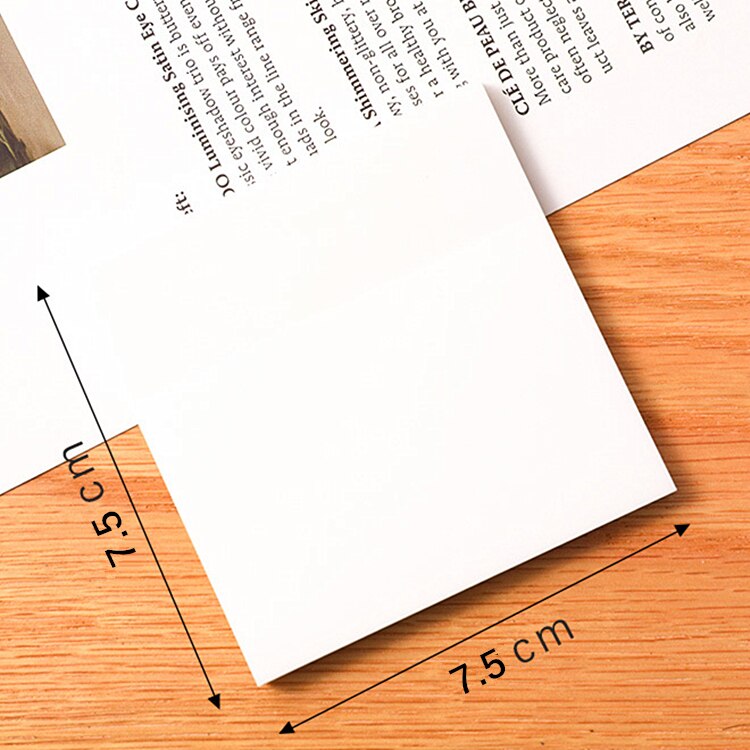 Kdd Transparante 3Size Zelfklevende Notes Memo Pad Sticky Notes Bookmark Marker Sticker Papier Student Kantoorbenodigdheden: 2