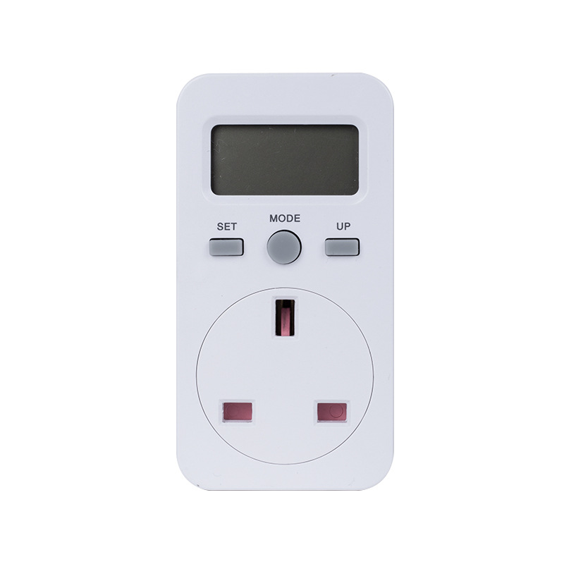 Australische Kleine Scherm Power Metering Socket Power Monitor Intelligente Opladen Socket Meter: British style