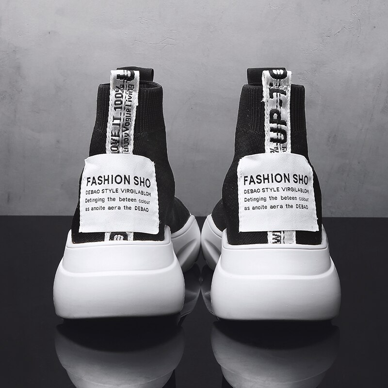 Schoenen Voor Mannen Sneakers Casual Mannen Sok Schoenen Ademend Tenis Masculino Adulto Hoge Top Man Trainers Zapatos Hombre Sapatos