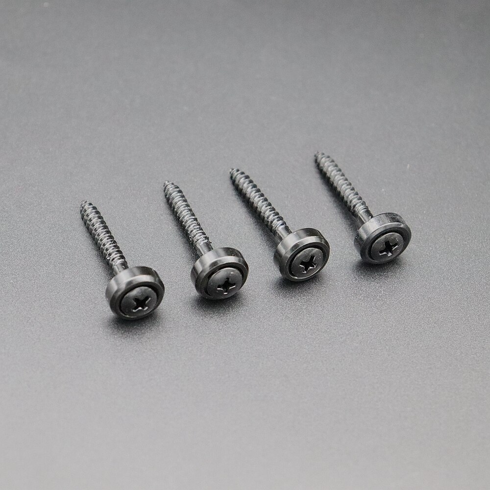 4pcs Guitar Neck Fixed Mounting Screw Ferrules Bushings and Bolts for Electric Guitar Bass
