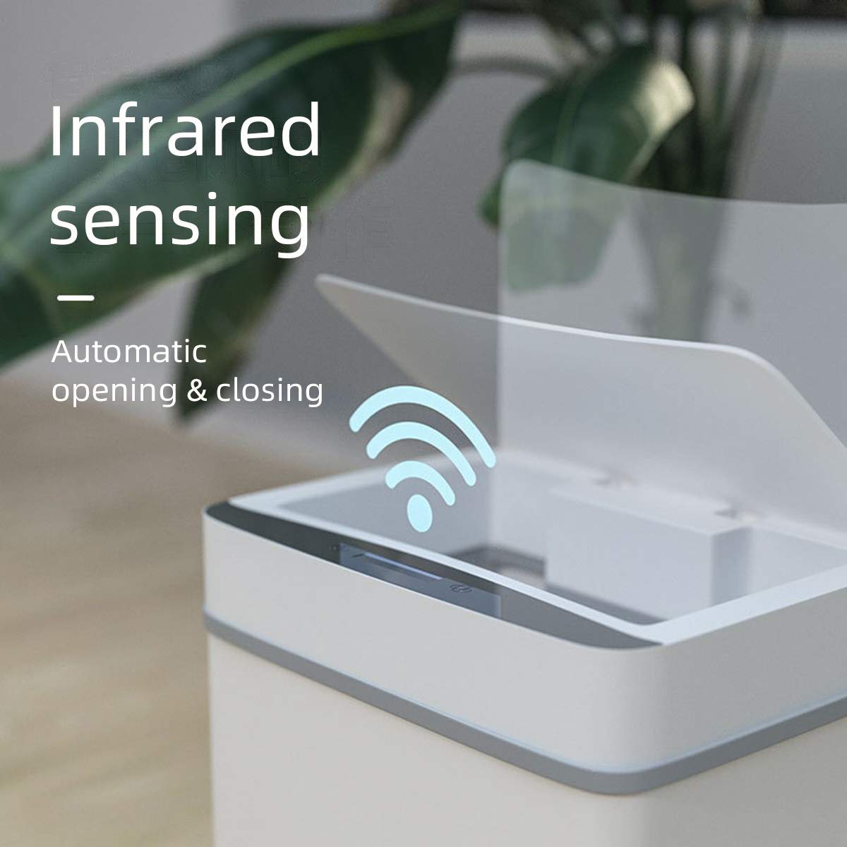 15L Smart Prullenbak Elektronische Automatische Touchless Infrarood Motion Sensor Afvalbakken Woonkamer Badkamer Huishouden