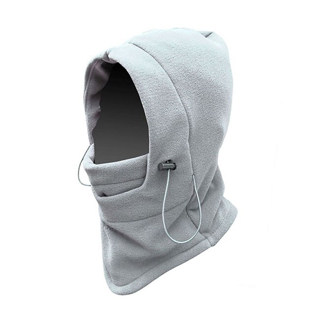 Solid Cycling Scarves Cap Men Women Bicycle Bike Unisex Winter Hat Full Face Mask Summer Outdoor Sports Windproof Hat Mask: Gray