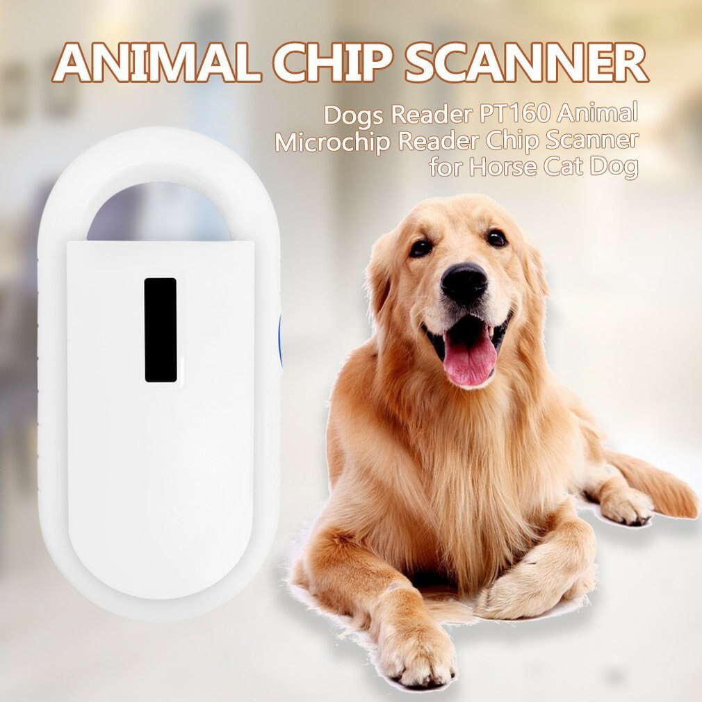 Hunde Leser Ebene Mikrochip Leser Chip Scanner Für Pferd Katze Hund OLED Anzeige Handheld Mikrochip Scanner