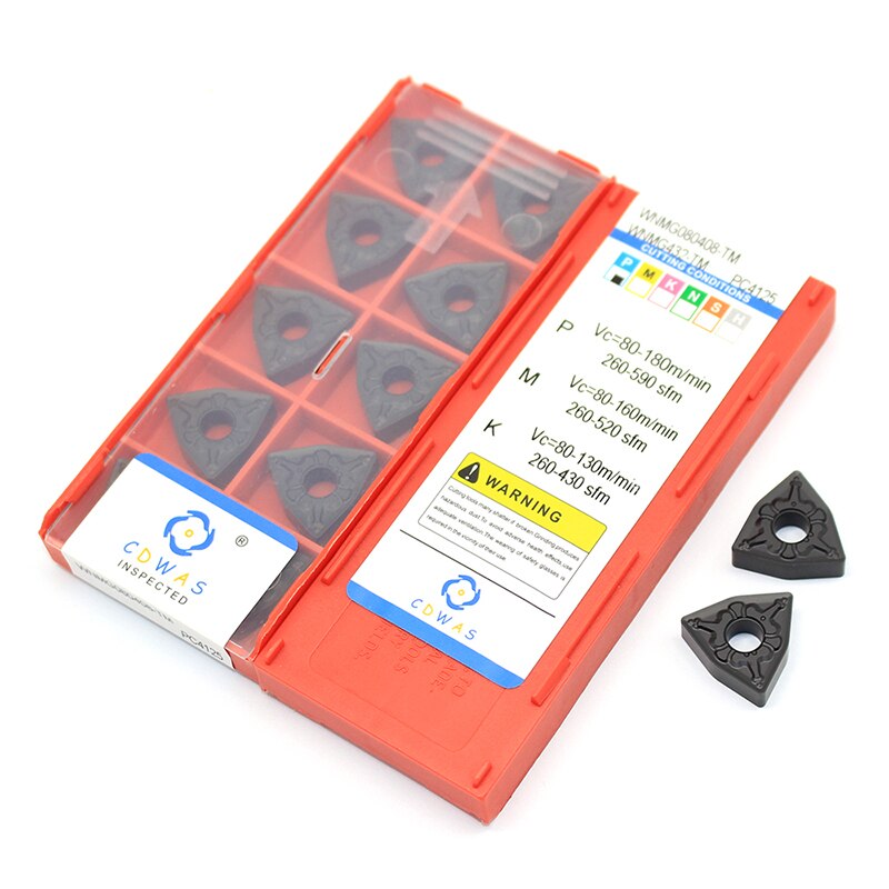 WNMG080404 WNMG080408 TM PC4125 WNMG 0804 Carbide Inserts External Turning Tool CNC Lathe Cutter Tool For Steel