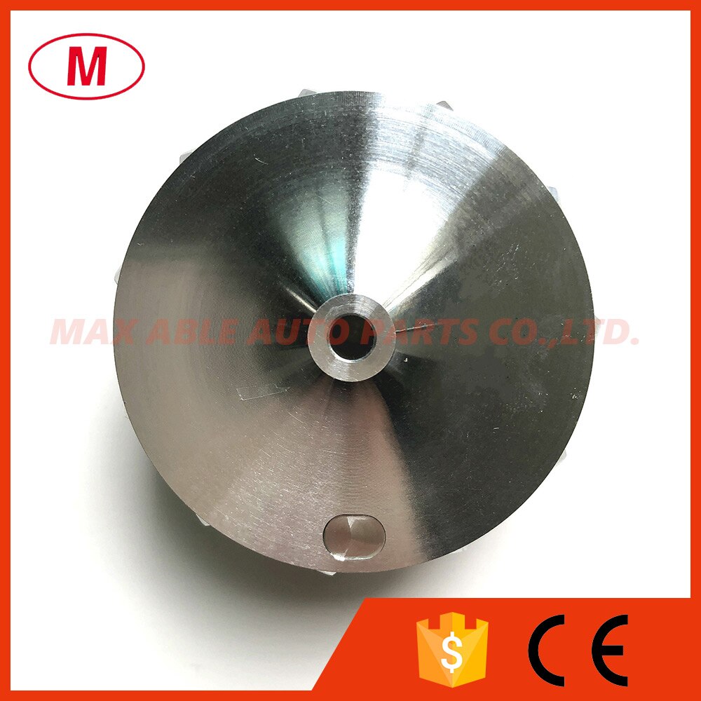 GT15-25 737689-0001 43.40/56.03mm 11 + 0 ostrza wysoki wydajność turbosprężarka frezowanie/wirnik turbiny z kęsa dla 757608-0001/761399-0001