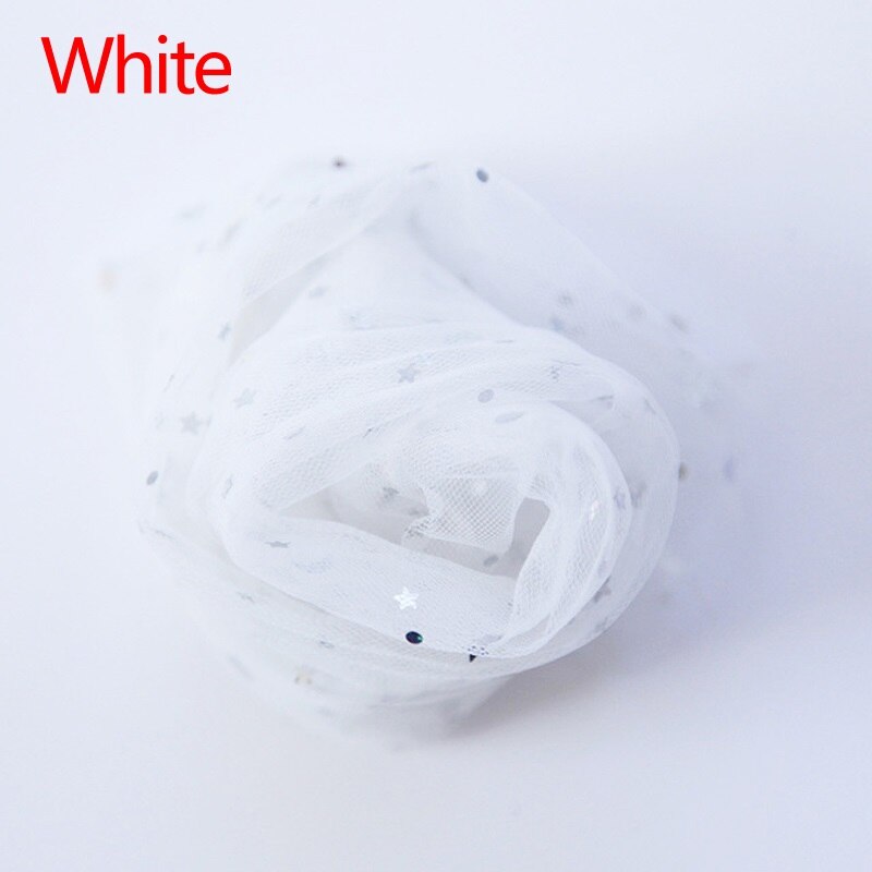Chaussettes d'été en tulle à maille fine couleur bonbon, chaussettes en résille transparentes en maille élastique brillante étoiles lune: Blanc