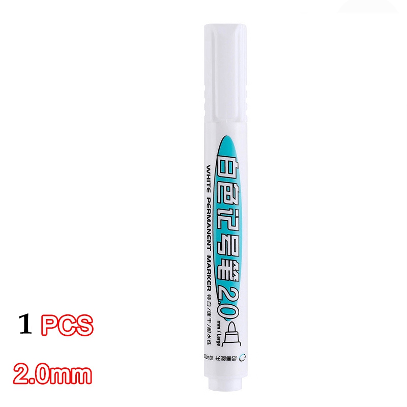 1/2/5 Stuks Olieachtige Witte Marker Pen 3.0Mm Olieachtige Waterdichte Witte Gel Pennen Schrijven Tekening Graffiti Briefpapier Wrting Schoolbenodigdheden: green
