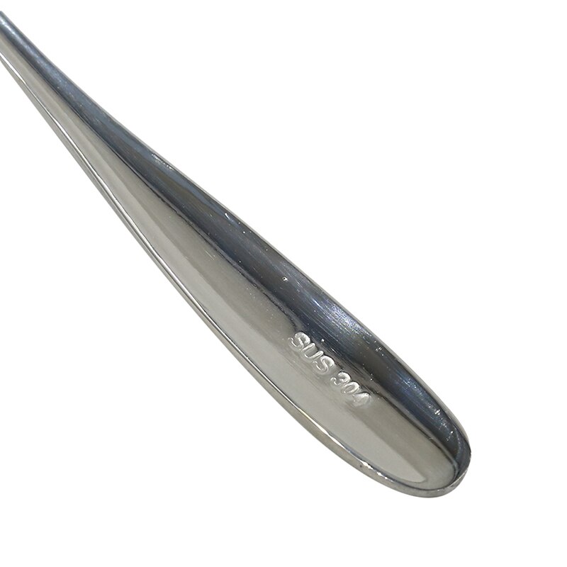 Buffet Serving Spoon Silvery Stainless Steel Large Mirror Polished With Long Handle Flatware Kitchen Dining Tableware For Kids